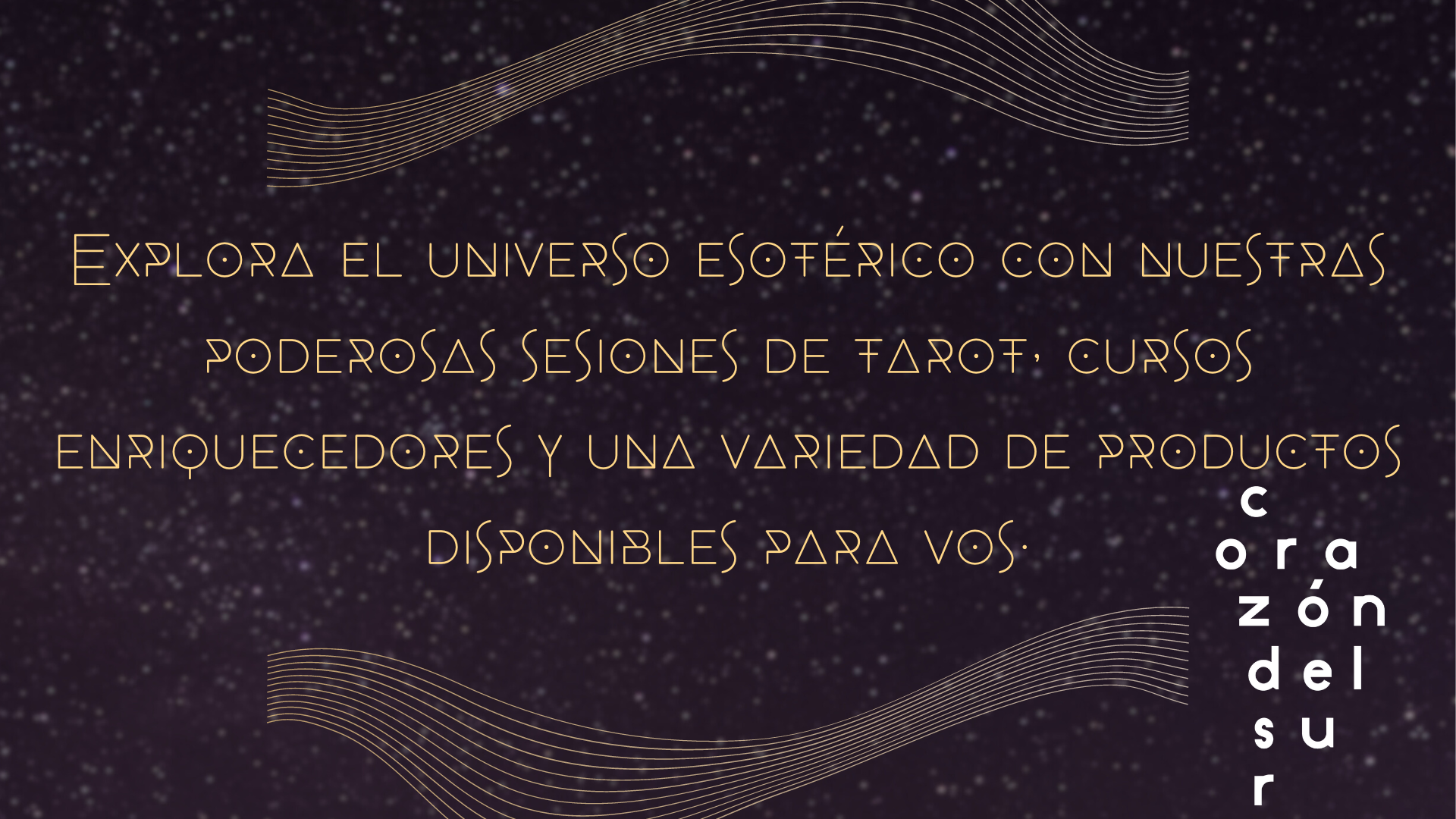 Corazón del Sur — sesiones de tarot, cursos y productos esotéricos